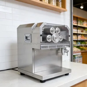 5 Rollers Stainless Steel Commercial Electric Sugar Cane Juicer 220V Juice Extractor