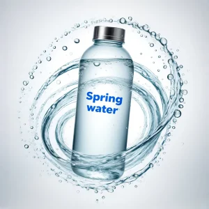 500ml 750ml Super Flint Glass Bottle for Spring Water Mineral Soda Water Liquor with a Custom Screw Cap Shandong