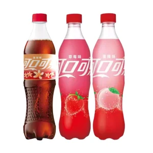 500ml Cola Strawberry-flavored Soft Drinks Carbonated Cola Exotic Snacks and Peach-flavored Carbonated Drinks