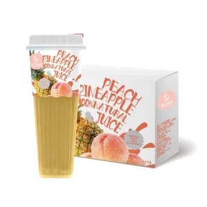 500ml Pineapple Peach Juice Natural Fruit Juice Beverage for Cafe and Bar