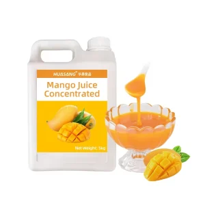 5Kg Mango Juice Concentrated Fruit Flavored Syrup for Bubble Tea Smoothie Slush Fruity Tea Ingredients Brands Milk Tea Shop