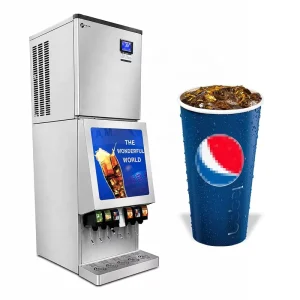 6 Flavor Commercial Ice Soda Fountain Stream Drink Cola Maker Making Vending Dispenser Machine With Ice