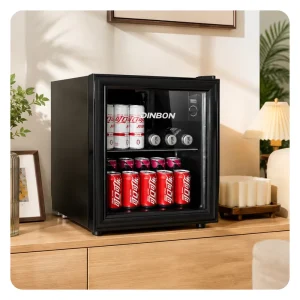65L Hotel Mini Refrigerator Beverage Chiller Cola Drinks Fridge Wine Display Chiller