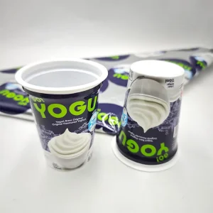 71-150ml Plastic Yogurt Cup With Custom Printing and Sealing Foil Lid