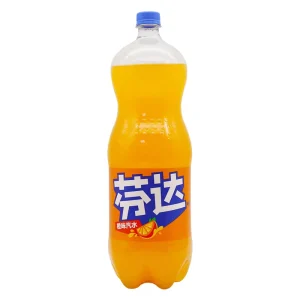 8 Bottles 2L Fruity Orange Flavored Carbonated Soft Drink Daily Drink 11 Months Shelf Life
