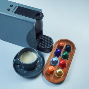 Aluminum Foil Disposable Empty Coffee Capsules with Lid Portable Business Use