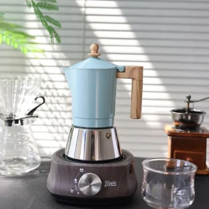 Aluminum Moka Pot Portable Espresso Coffee Maker Kahve Makinesi Cafetera Stovetop Mocha Pot Mokapot by Business