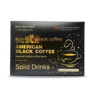 American Style Instant Coffee Spices Herbs Flavor Sweet Taste Food Grade 60g 18 Months Shelf Life Box Packaging Customizable