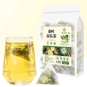 Anhui Mulberry Leaf Double Melon Tea 150g Bulk Pack Triangular Tea Bags Hot Bubble Processed Bitter Melon Winter 18