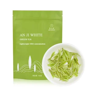 Anji White Green Tea Loose Leaf China Green Tea 100% Natural Refined Chinese Green Tea Leaves