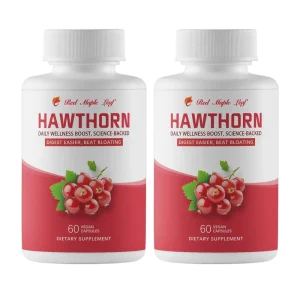 Antioxidant Hawthorn Berry Capsules Flavonoids + Polyphenols Cellular Protection & Anti Aging Free Radical Scavenger