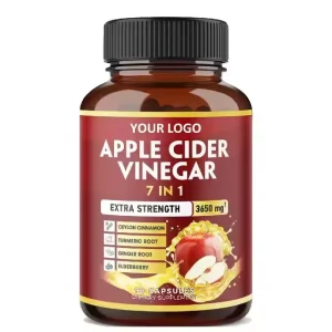 Apple Cider Vinegar Capsules Dietary Supplement