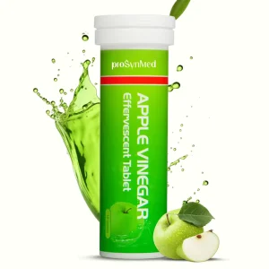 Apple Cider Vinegar Effervescent Tablets for Adults Daily Wellness Digestive Support 10 Count