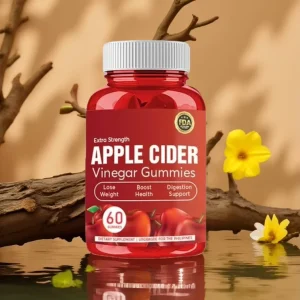 Apple Cider Vinegar Gummies 60 Capsules Per Bottle