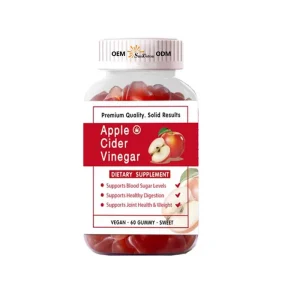 Apple Cider Vinegar Gummies for Detoxification Beauty Care and Belly Slimming