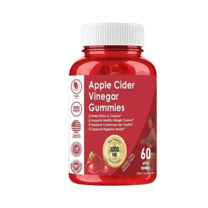 Apple Cider Vinegar Gummies for Improved Bone Healthy Weight Control Supports Cardiovascular Digestive Health