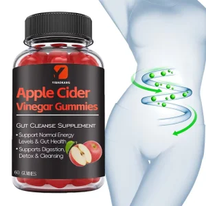 Apple Cider Vinegar Gummies for Supports Digestion Detox Cleansing Gut Cleanse Supplement ACV Gummies