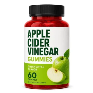 Apple Cider Vinegar Metabolism Support Immune Support Digestive Health 60 Count Gummies Bottle