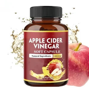 Apple Cider Vinegar Softgel Capsule Healthcare Supplement to Improve Adult Digestion