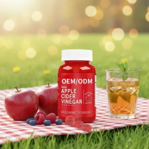 Apple Cider Vinegar Vitamins Gummies Sugar Free Chewable Formula for Adult Daily Wellness Use OEM ODM