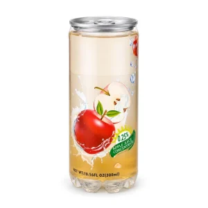 Apple Flavor Fruit Juice 300ml 330ml Private Label Aluminum Can PET OEM