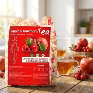 Apple Hawthorn Blended Health Tea Bagged in Sachet 240g