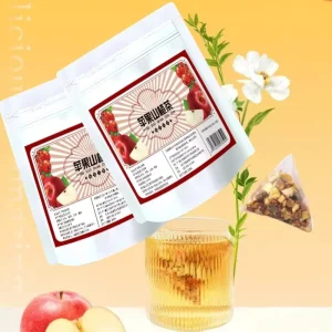 Apple hawthorn tea stomach suction oil tea dried apples red dates wolfberry hawthorn