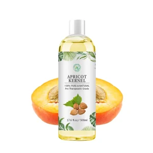 Apricot Kernel Oil for Cosmetics 100% Pure Natural Cold Preseed Carrier Oil Premium Grade Fragrance Free OEM 500mL