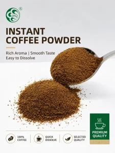 Arabica Coffee Beans Raw Material Instant Coffee Powder Rich Aroma Flavor From China Supplier