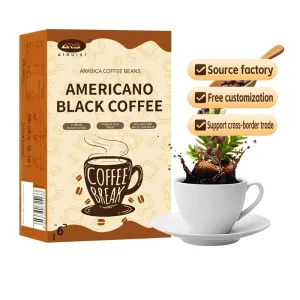 Arabica Coffee Black 3G 10 Bags Natural Organic Pure Premium Professional Wellness Healthy Top Grade Supplier