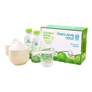 Asia Sterilized NFC Coconut Water First love Coco 350ml * 24 Bottles Fruit Juice Drinks for Hydration