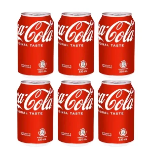 Asian Snacks Factory Direct Sale 330ml Canned Exotic Fruit Soda Soft Drinks Cola Canned Soft Drinks Coca Cola