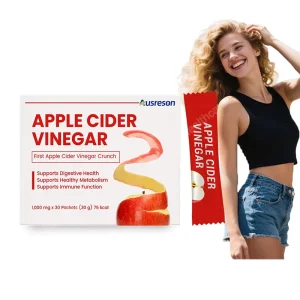 Ausreson OEM Natural Apple Cider Vinegar Powder Supplements Detox Superfood Hydration Organic Apple Cider Vinegar Powder