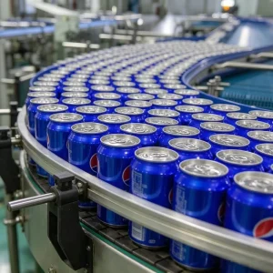 Automatic 330ml Energy Drink Carbonated Beverage Can Filling Machine with Gear Core Components Production Line