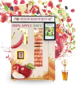 Automatic Apple Juice Vending Machine Commercial Fresh Juice Self Service Juicer Smart Juice Dispenser Touchscreen Auto