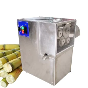 Automatic Commercial Electric Sugarcane Juicer Sugarcane Crusher Roller Transparent