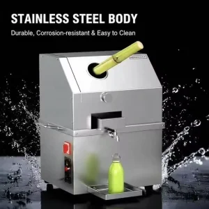 Automatic Stainless Steel Sugarcane Juicer Commercial Juice Extractor for Street Vendor