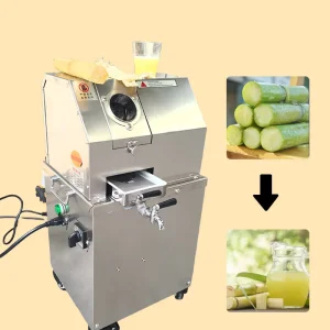 Automatic Sugarcane Juicer Vending Machine with Optimized Roller Design Cane Juice Machine for Juice Shops