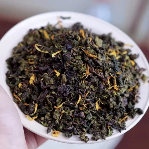 Baisheng Blooming Herbal Tea Blend with Peach Oolong Tea Herbal Tea