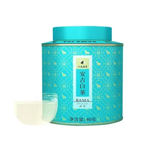Bamatea 40g Loose Leaf Chinese Green Tea Zhejiang Anji White Tea Health Tea for Public Enjoyment