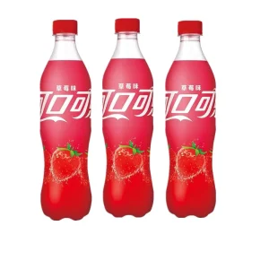 Bestselling 500ml Peach Flavored Cola Drink Exotic Snack Style Strawberry Flavored Carbonated Soft Drink