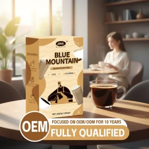 Black Coffee Sugar Free & Fat Free Instant Coffee for Daily Energy Boost