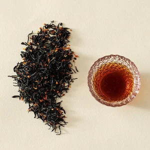 Blended Osmanthus Black Tea Authentic Fuding Bailin Gongfu Black Tea Scented with Osmanthus Flower Flavor Loose Leaf Tea