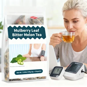 Blood Sugar Control & Weight Management Herbal Flavored Tea with Kudzu Root & Bitter Melon Natural Wellness Tea Bags