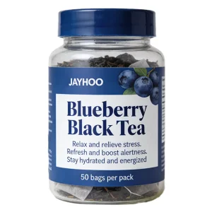 Blueberry Black Tea Flavored Organic Health Tea Bulk Supply OEM/ODM Digestive Immune Support Caffeine-Free Wellness