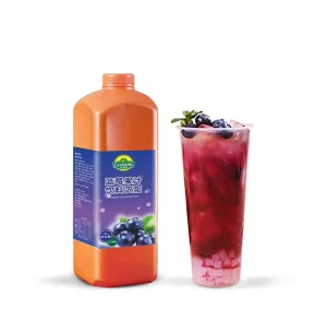 Blueberry Fruit Juice Syrup Concentrated Fruit Juice Fruit Flavored Drink Beverage for Bubble Tea Shop