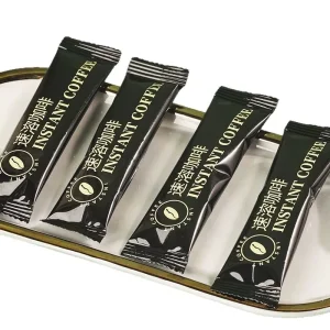 Boxed 4g Portable Strip Classic American Instant Black Coffee Powder Arabica Chocolate Flavor