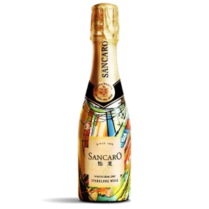 Brut Dry Sparkling White Wine Traditional Method Champagne Style 200ml