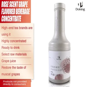 Bubble Tea Ingredient Flavored Concentrate Syrup Grape Concentrate Syrup Purple Grape Syrup for Bubble Tea Smoothie Drink