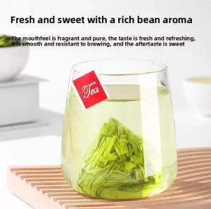 Bulk Green Tea Leaves 160g 50 Bags ISO Certified Pouch Box Packaging Natural Healthy Tea Excellent Health Care for Daily